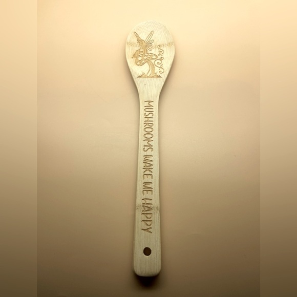 Mushroom Bamboo Kitchen Utensils Set, 5 piece set, NWOT - Picture 12 of 15